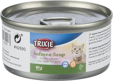 Trixie Zalm Soep Kip / Zalm Glutenvrij 80 Gr