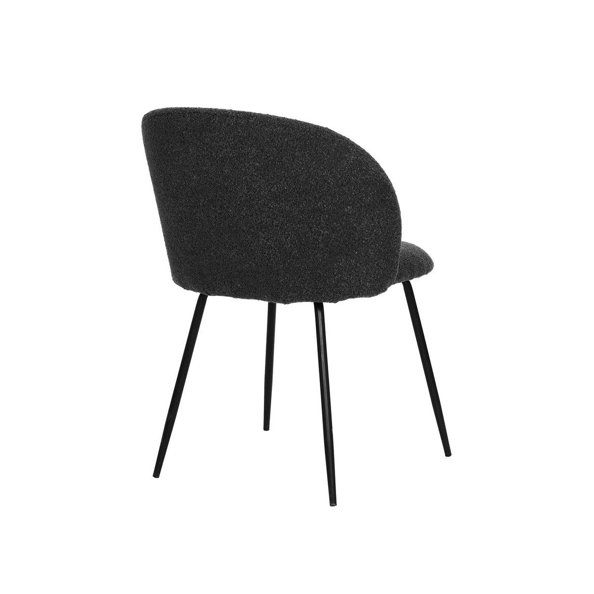 Set van 2 stoelen met structuurstoffen bekleding