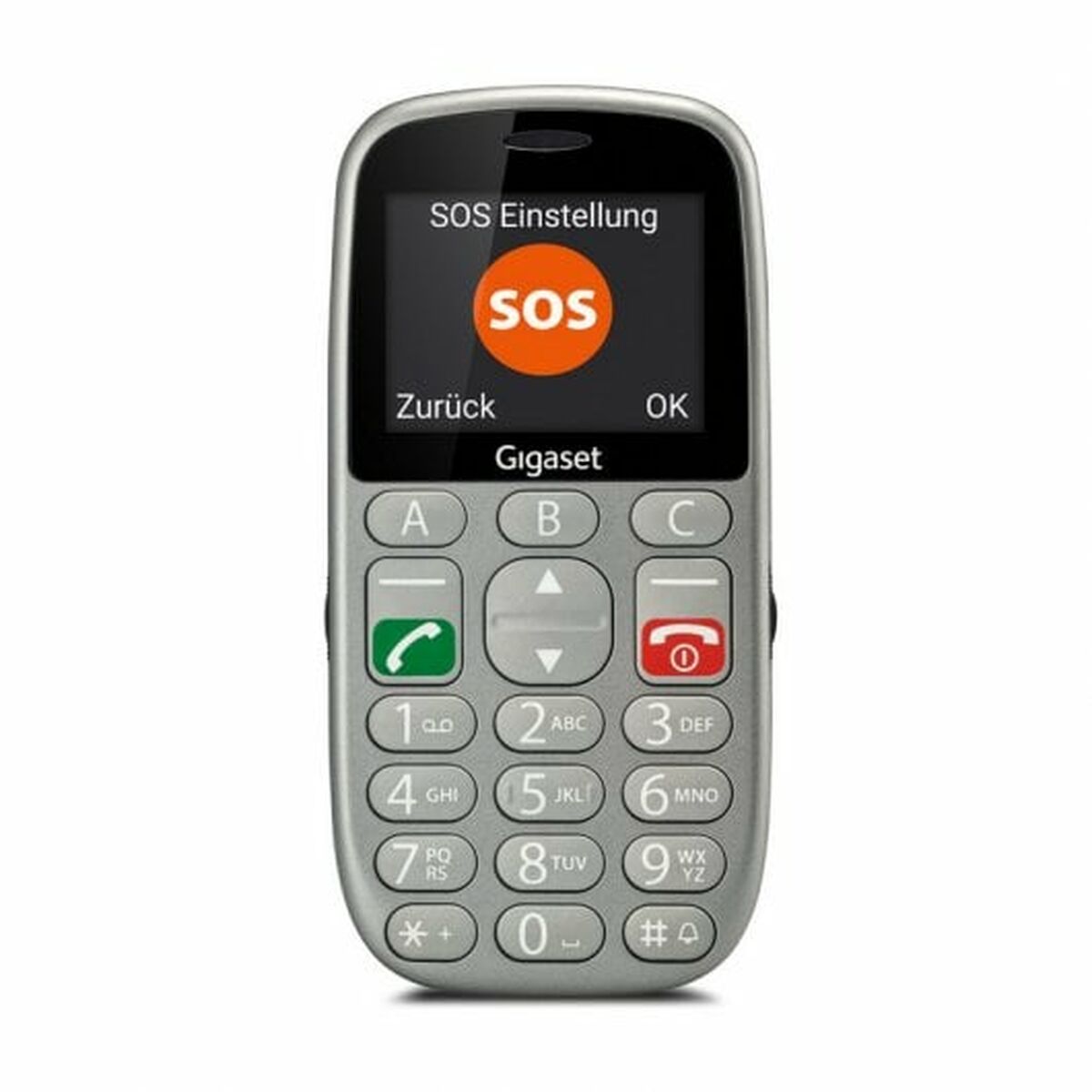 Mobiele Telefoon voor Bejaarden Gigaset GL390 2,2" 32 GB RAM 2G Grijs