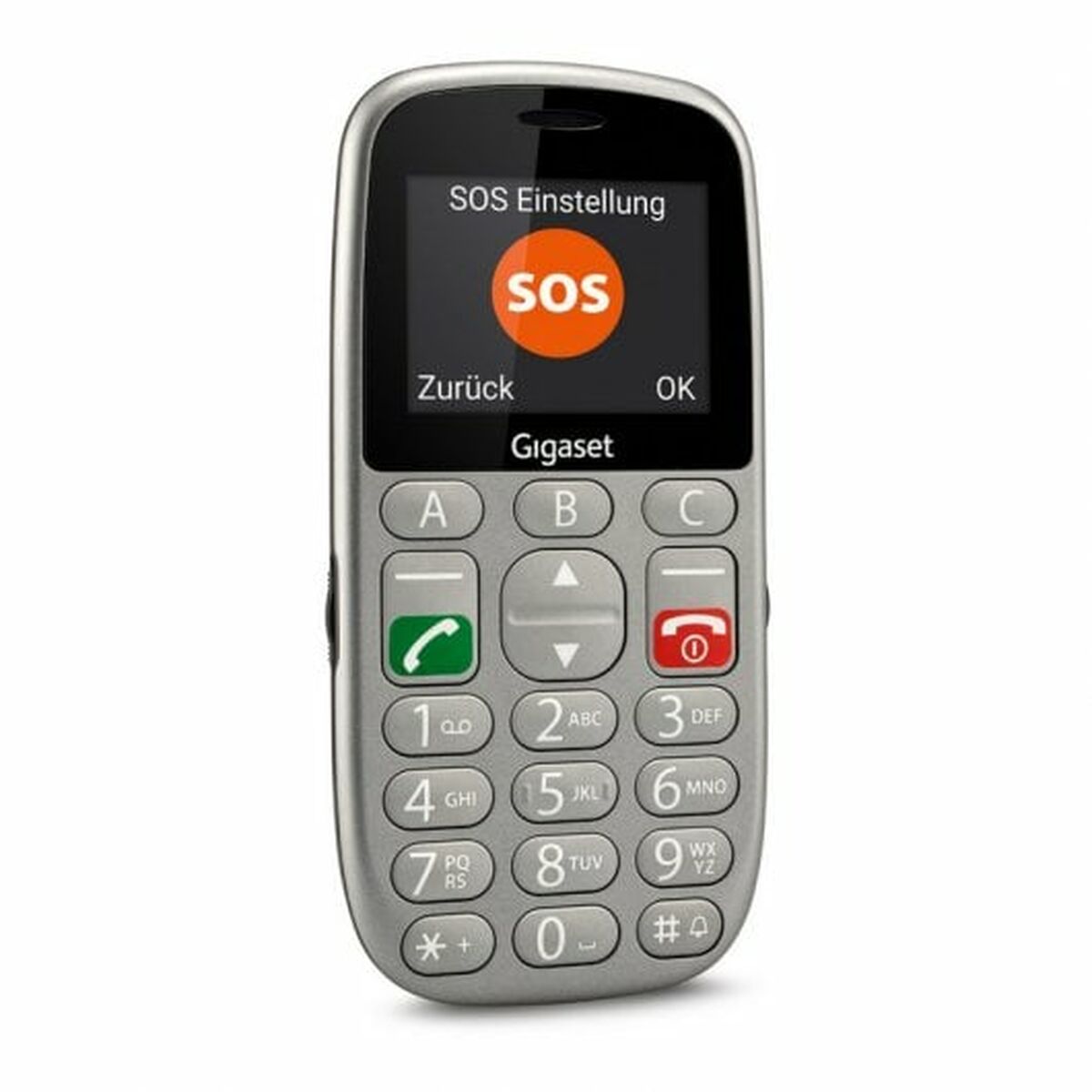 Mobiele Telefoon voor Bejaarden Gigaset GL390 2,2" 32 GB RAM 2G Grijs