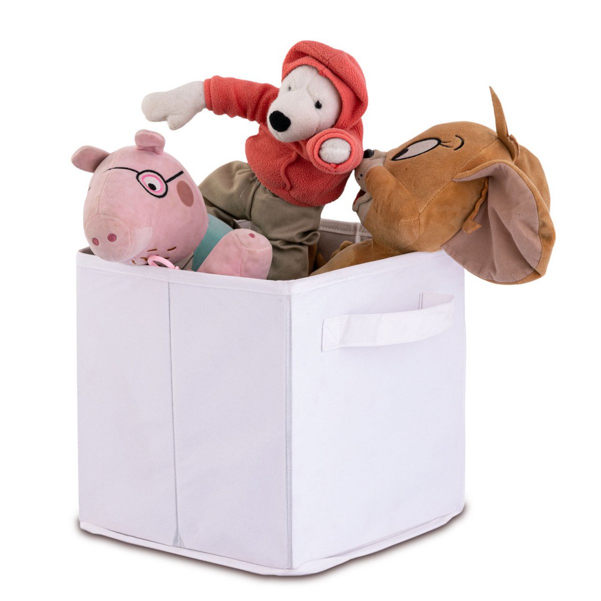 Opslagboxen opvouwbare vouwkast 26x26x26 cm 6 -pack opbergdoos vierkant