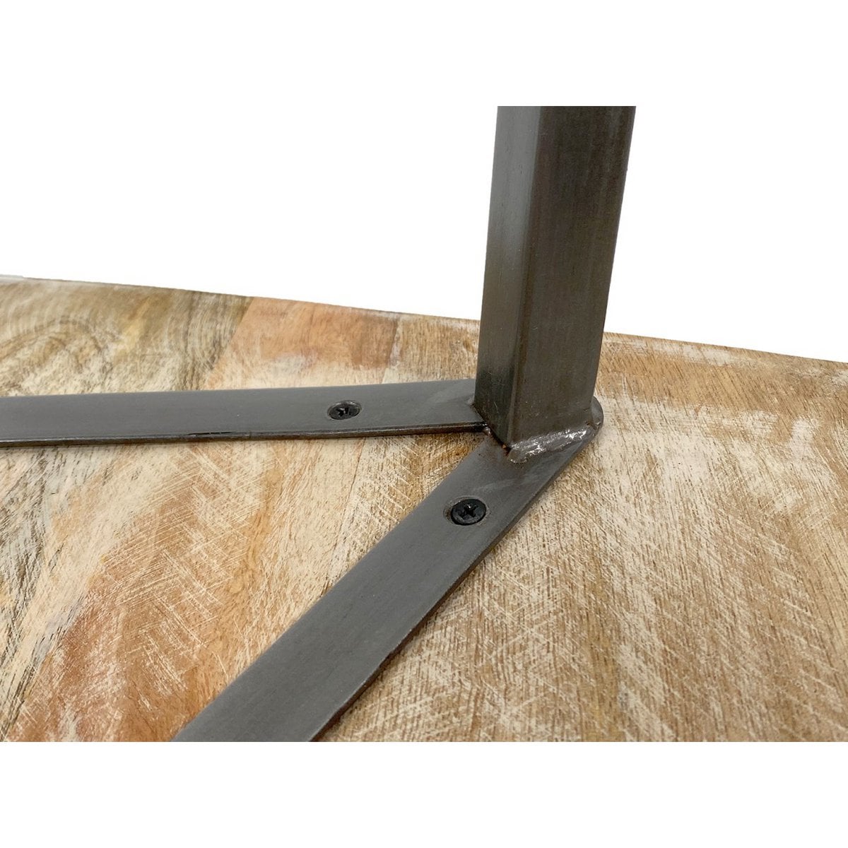 Salontafel set 2-delig woonkamertafel bijzettafel Paris metalen frame zwart wit of antiek zilver