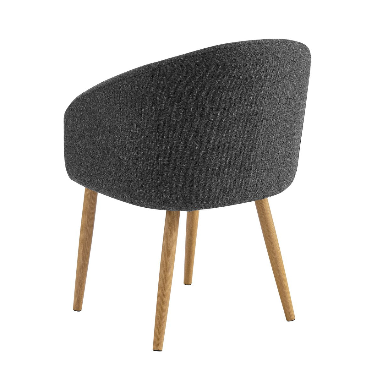 Fauteuil set van 2 structuurstof zwart