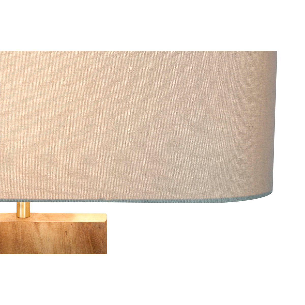 Vloerlamp acacia/linnen naturel 171 cm