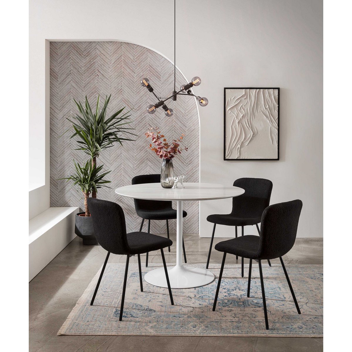 Tafel wit rond Ø 110 cm