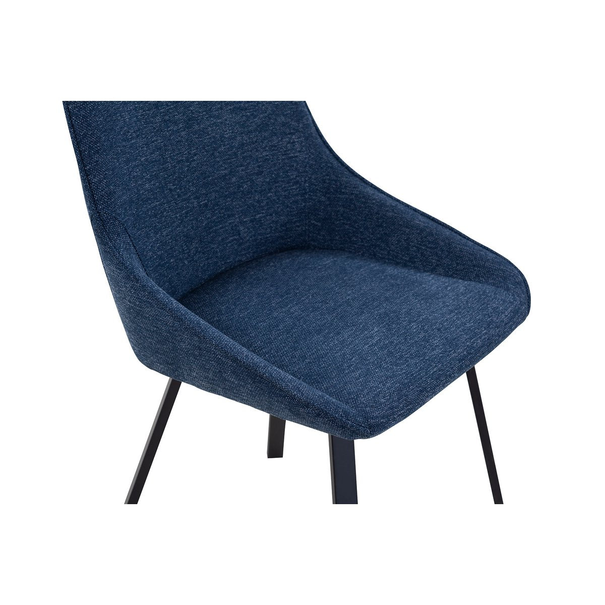 Eetkamerstoel set van 2 donkerblauw