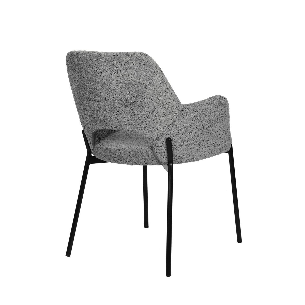 Fauteuilset van 2 met uitgesneden rugleuning
