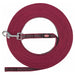 Trixie Hondenriem Sleeplijn Met Rubber Anti Slip Sangria Rood S/M 10 Mtr X 1,5 Cm