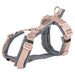 Trixie Hondentuig Premium Trekking Blush Roze / Grafiet Grijs 36-44X1,5 Cm