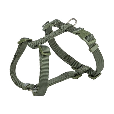 Trixie Hondentuig Premium H-Tuig Olijf Groen 52-75X2 Cm
