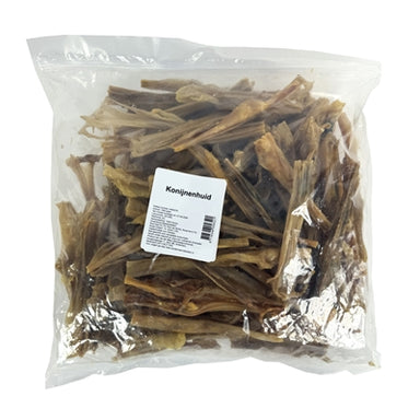 Petsnack Konijnenhuid Gezaagd 1 Kg