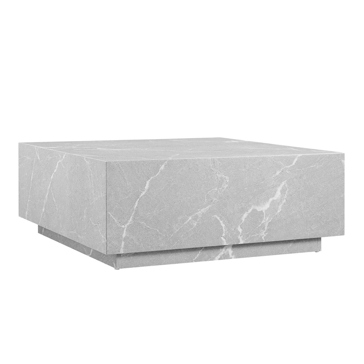 Salontafel grijs 90x90 cm
