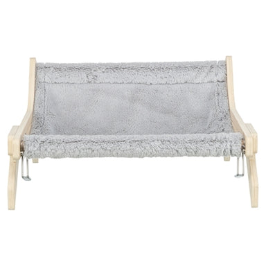 Trixie Hangmat Hout Onbehandeld Grijs 47X24X38 Cm