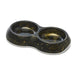 Savic Voerbak Delice Dubbel Marble Zwart / Goud 26X15,5X4 Cm 2X200 Ml