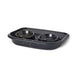Savic Butler Voerbak En Drinkbak Met Plateau Marble Zwart / Goud 45X36X8 Cm 2X300 Ml