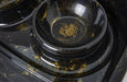 Savic Butler Voerbak En Drinkbak Met Plateau Marble Zwart / Goud 45X36X8 Cm 2X300 Ml