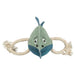 Trixie Vis Leer Met Touw 28 Cm