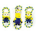 Minions Pluche Bob / Stuart / Kevin Aan Flostouw 28 Cm