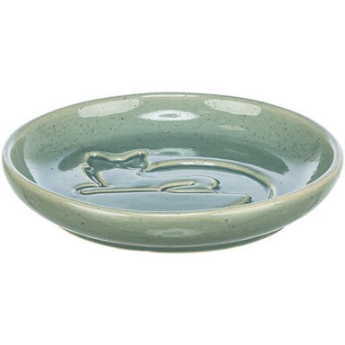 Trixie Voerbak Kat Katrelief Keramiek Blauw 14,5 Cm 150 Ml