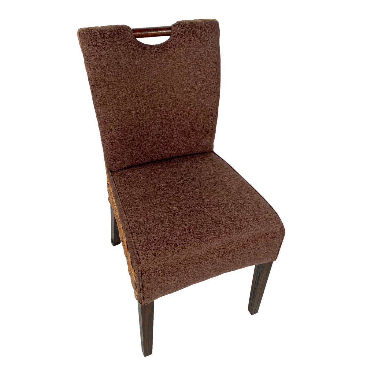 Rattan stoelen eetkamerstoelen gezet 6 stukken wintertuinstoelen bilbao gestoffeerde stoelen prairie bruin