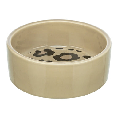 Trixie Voerbak / Drinkbak Leo Kat Keramiek Panterprint Assorti 12 Cm 300 Ml