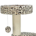 Trixie Krabpaal Leo Panterprint Rond Creme 42X42X82 Cm