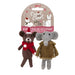 Cupid & Comet Benedict Beer En Eva Olifant Duo Wol 12X5 Cm
