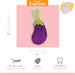 Happy Pet Tabby Patch Aubergines Met Catnip 12 Cm En 15 Cm