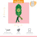 Happy Pet Tabby Patch Erwten Met Catnip 14 Cm En 20 Cm