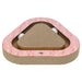 Trixie Krabplank Hartjes Met Ballen Driehoekig Karton Zalm 36X36X5 Cm