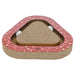 Trixie Krabplank Hartjes Met Ballen Driehoekig Karton Rood 36X36X5 Cm