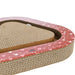 Trixie Krabplank Hartjes Met Ballen Driehoekig Karton Rood 36X36X5 Cm
