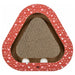 Trixie Krabplank Hartjes Met Ballen Driehoekig Karton Rood 36X36X5 Cm