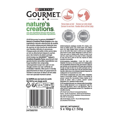 Gourmet Natures Creations Puree Zalm 11X5X10 Gr
