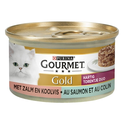 Gourmet Gold Hartig Torentje Zalm 24X85 Gr