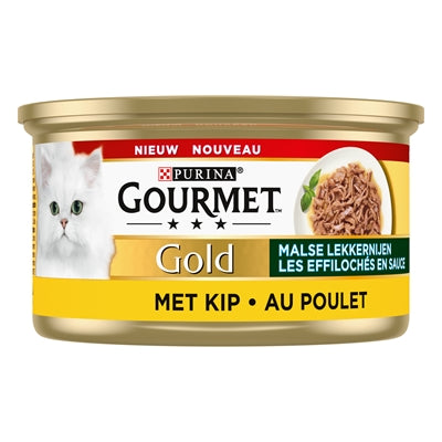 Gourmet Gold Malse Lekkernijen Kip 24X85 Gr