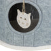 Trixie Speelbox Mara Ovaal Vilt Zand / Grijs 66X46X62 Cm