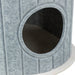 Trixie Speelbox Mara Ovaal Vilt Zand / Grijs 66X46X62 Cm