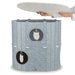 Trixie Speelbox Mara Ovaal Vilt Zand / Grijs 66X46X62 Cm
