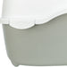 Trixie Kattenbak Davio Top Outdoor Met Kap Grijs / Wit 56X39X39 Cm