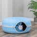 Trixie Speeldonut Vilt Blauw 60X60 Cm