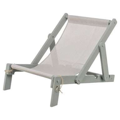 Trixie Strandstoel Hout Grijs 51X33X37 Cm