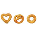 Trixie Mini Mix Pretzel / Hart / Ring Met Collageen 6 Cm 20 Gr 90 St