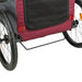 Trixie Hondenfietskar Grijs / Rood 61/125X56X64 Cm