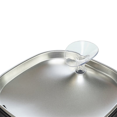 Trixie Drinkfontein Aqua Pure Kunststof / Rvs Zwart 18X18X14,5 Cm