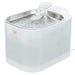 Trixie Drinkfontein Aqua Square Kunststof / Rvs Wit 23,5X16X15,5 Cm