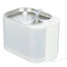 Trixie Drinkfontein Aqua Square Kunststof / Rvs Wit 23,5X16X15,5 Cm