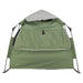 Trixie Hondentent Pop-Up Olijfgroen / Beige 100X100X80 Cm