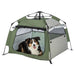 Trixie Hondentent Pop-Up Olijfgroen / Beige 100X100X80 Cm