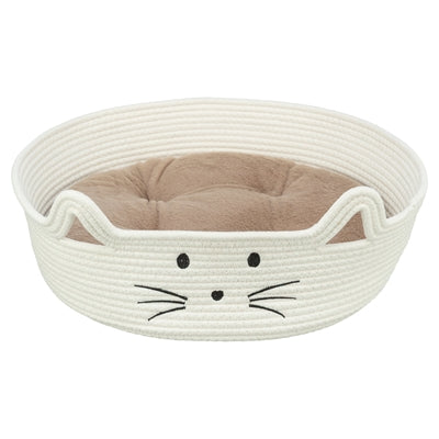 Trixie Kattenmand Rond Wit / Lichtbruin 45X45 Cm